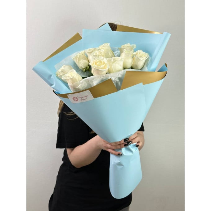 Букет из 11 белых роз Букет из 11 белых роз