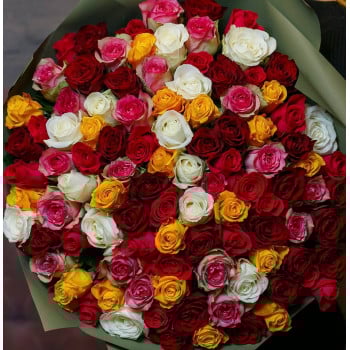 Букет из 101 розы (микс) Букет из 101 розы (микс)
