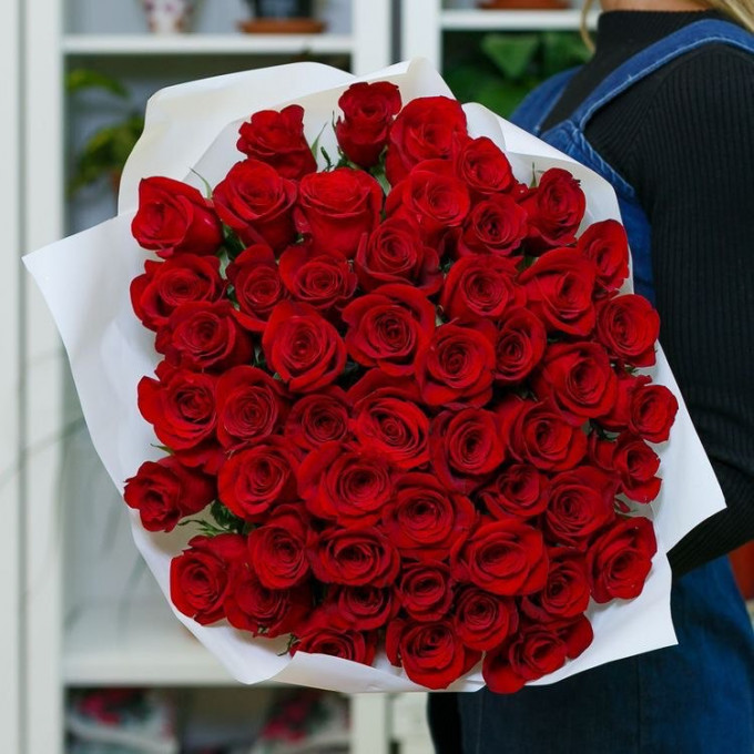 Букет из 51 красной розы Букет из 51 красной розы