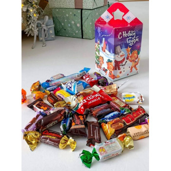 Новогодний мешочек конфет Новогодний мешочек конфет