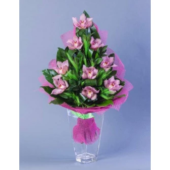 Букет из 9 Орхидей